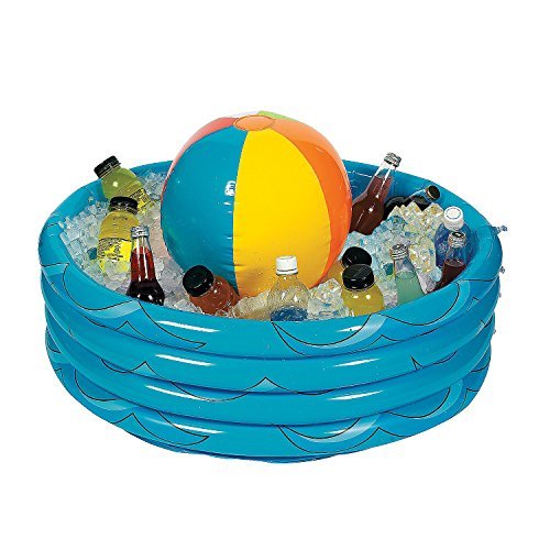 Inflatable Beach Ball In Pool Cooler