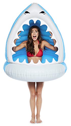 BigMouth Inc. Giant XL Pool Floats, Funny Inflatable Vinyl Summer Pool or Beach Toy, Patch Kit Included (XL Shark)