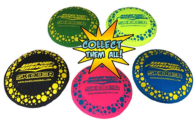 Wave Runner Water Skipper Disc with Grip It Technology Bundle of 4 (Mix)