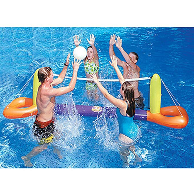 Inflatable Floating Splash Volleyball Game for the Swimming Pool