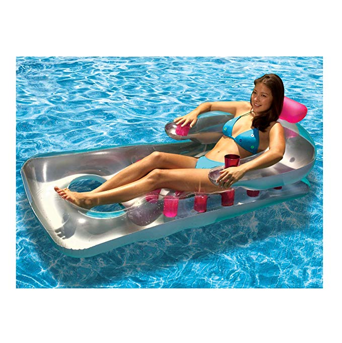 Poolmaster Pink French Classic Pool Lounger