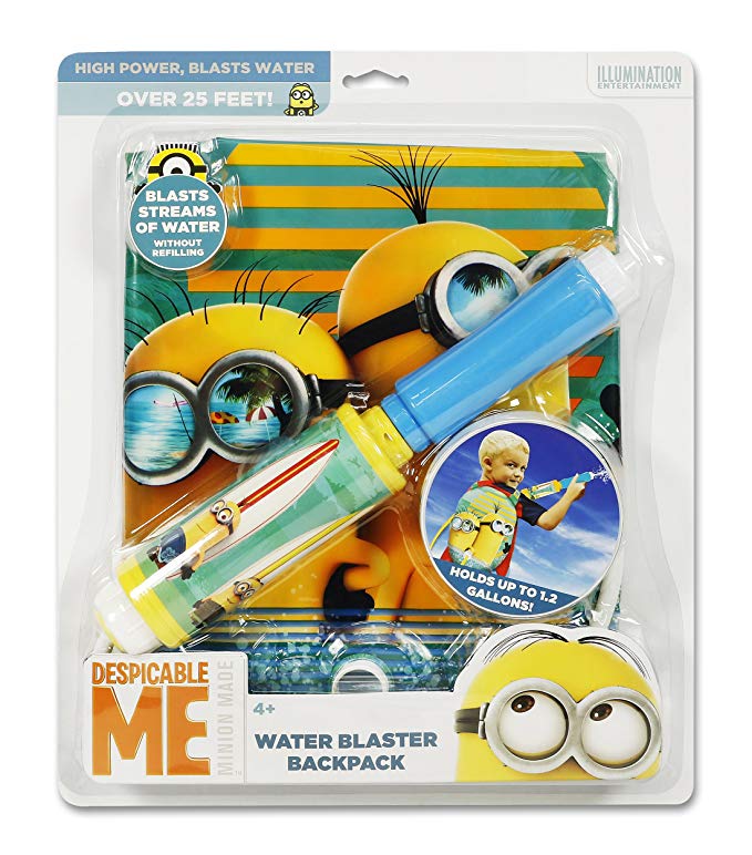 DESPICABLE ME Water Blaster Backpack by What Kids Want