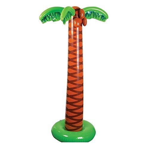 Inflatable Palm Tree – 66 Inches Inflate Luau Decoration Tree – Great Design For Hawaiian or Summer Poolside Parties, Beach Themed-Parties, prop, - By Kidsco