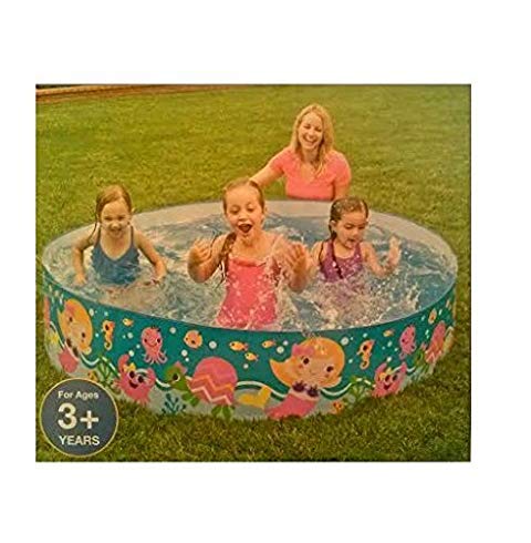 EXCLUSIVE Plastic Snapset 6ft Kiddie Swimming Pool with LIMITED EDITION 