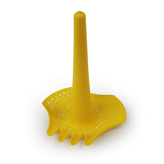 Quut Triplet All In One Rake, Shovel, and Sifter Beach Toy - Yellow