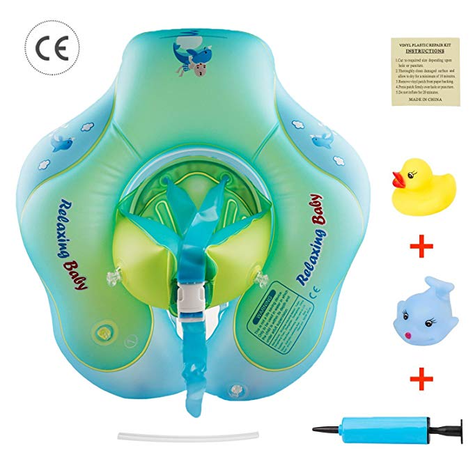 BooTaa Baby Water Float, Floats for Babies, Pool Float for Free Swimming Baby, Inflatable Floats for Infants Toddlers Swim Trainer,Shoulder Strap Design,Suitable for 12-36 Month