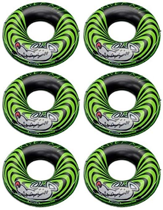 6-Pack Intex River Rat 48-Inch Inflatable Tubes For Lake/Pool/River | 6 x 68209E