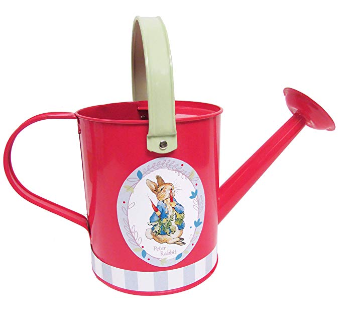 Kids Preferred Beatrix Potter Peter Rabbit Tin Watering Can, 8.25