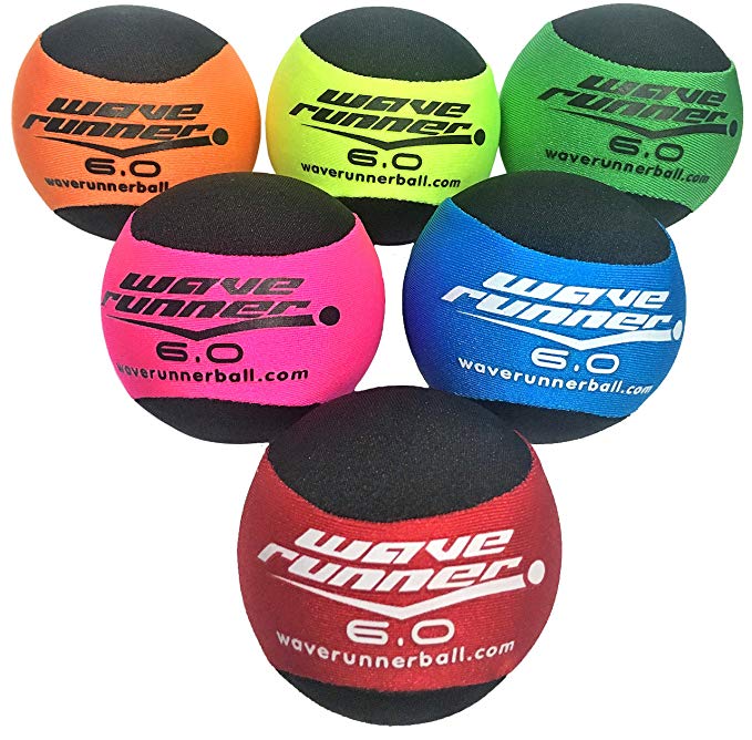 Wave Runner Bundle Water Balls with Water Bouncing Technology The #1 Skipping Ball Wholesale, Bulk Party Pack (MIX6PACK)