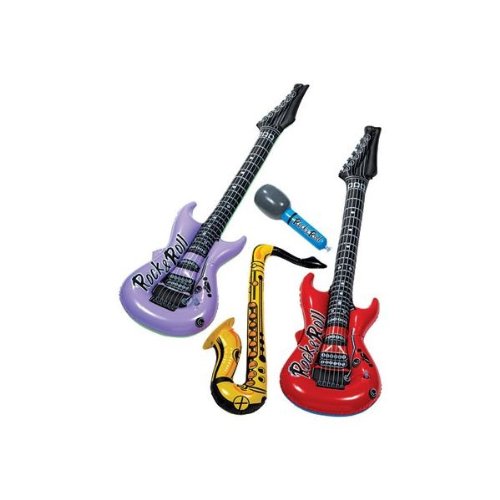 Amscan Inflatable Musical Instruments 4Pc