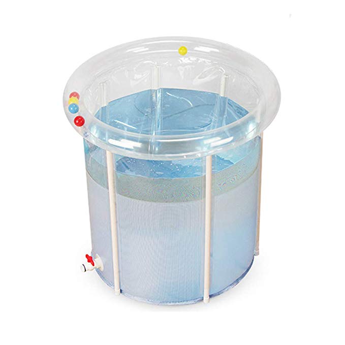 TYCGY Transparent baby folding pool/swimming pool/children's bath barrel