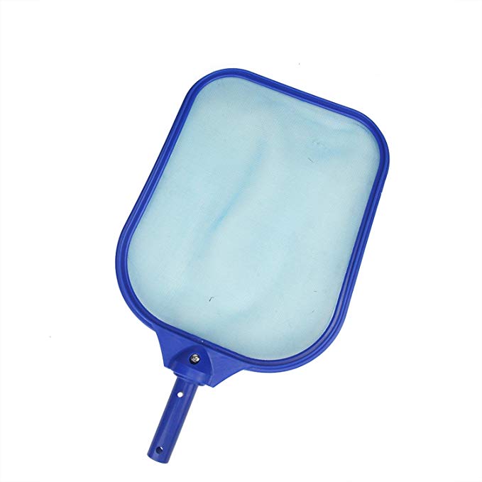 Pool Central Deluxe Heavy Duty Plastic Swimming Pool Leaf Skimmer Head, Blue, 19.25