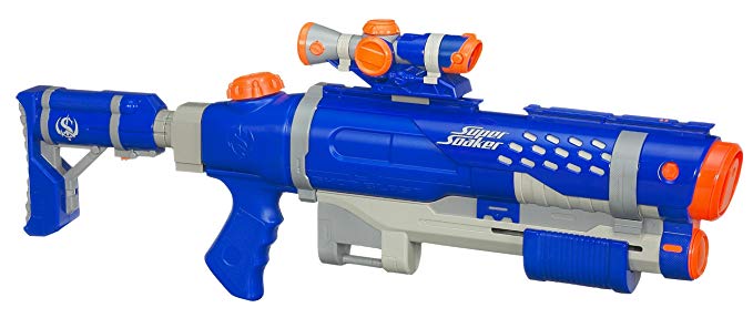 Supersoaker Shotblast Water Blaster w/Scope Value Pack - Blue