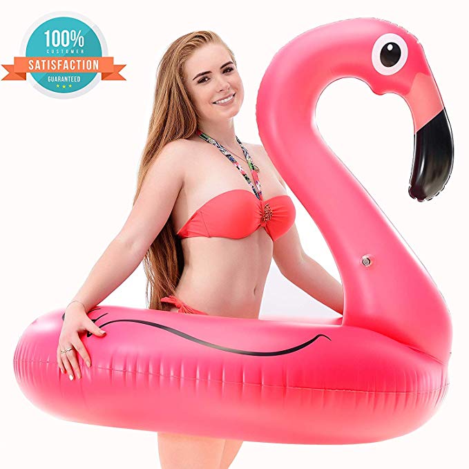 Inflatable Flamingo Pool Float Pool Party Toys Giant Premium Pool Floats for Adults and Kids Best Outdoor Vacation Beach Loungers Lake Ride-on River Raft