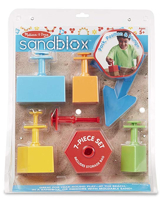 Melissa & Doug Sandblox Sand Shape-and-Mold Tool Set