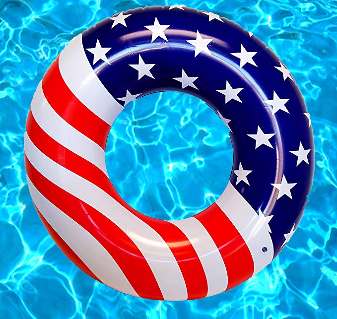 GIANT American Flag Pool Float