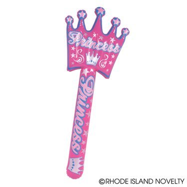 INFLATABLE PRINCESS WAND -PRINCESS WAND INFLATE(12PK) 36'' BIRTHDAY Party FAVOR/DECOR/Pretend Play/whimsical MAGICAL Fun/POOL OUTDOOR