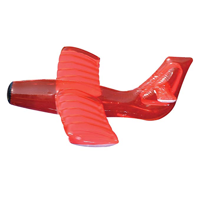 Swimline Red Airplane Glider Pool Float