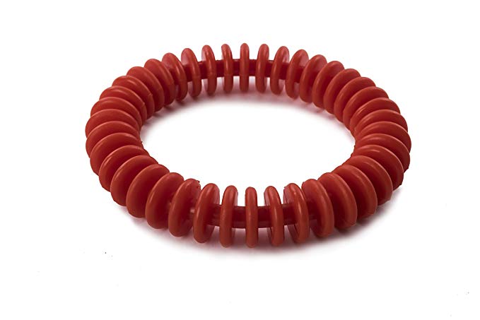 360 Athletics Flexible Diving Rings – 6” Diameter, Vinyl, Weighted, Red – Single Ring